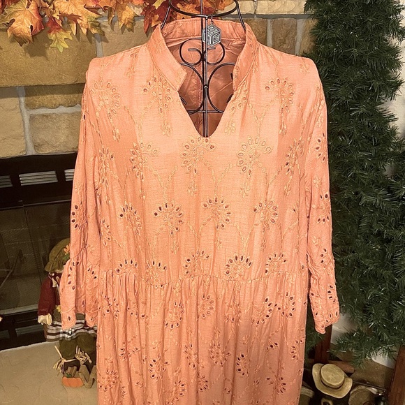 NWOT SHEIN Orange Dress - Picture 3 of 5